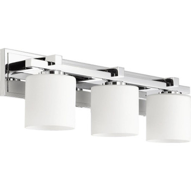 3 Light Cylinder Vanity Light 24 Inch Wide by Quorum - 5369-3