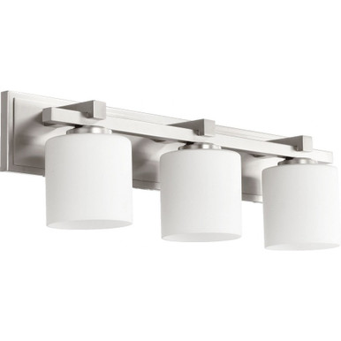 3 Light Cylinder Vanity Light 24 Inch Wide by Quorum - 5369-3