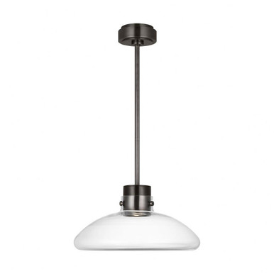 Morgan 18.5W 1 LED Pendant 16 Inch Wide by Visual Comfort Modern - AKPD594
