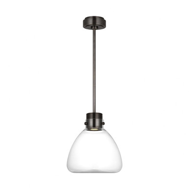 Morgan 15.2W 1 LED Pendant 12.9 Inch Tall by Visual Comfort Modern - AKPD595