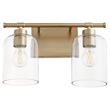 Tribute 2 Light Vanity Light by Quorum - 5374-2