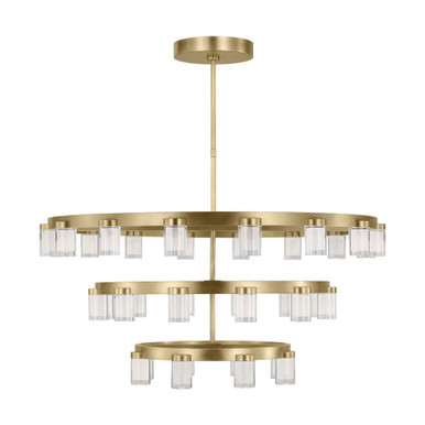 Esfera 36 Light Oversized 3 Tier Chandelier by Visual Comfort Modern - KWCH19627