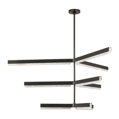 Linea 40W 9 LED 3 Tier Chandelier 56 Inch Wide by Visual Comfort Modern - KWCH705