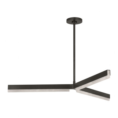Linea 26W 3 LED Chandelier 42 Inch Wide by Visual Comfort Modern - KWCH706