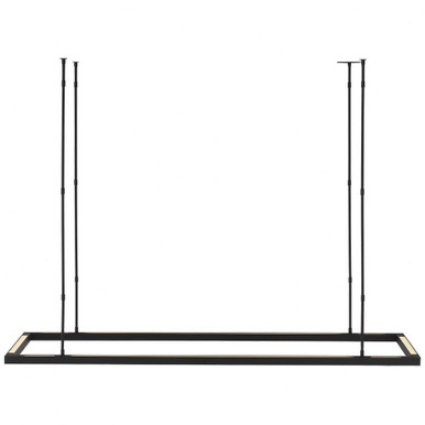 Stagger Halo 50W 1 LED Large Linear Pendant by Visual Comfort Modern - MDLS18727