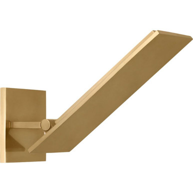 Angolo 5.9W 1 LED Wall Sconce 11.3 Inch Tall by Visual Comfort Modern - KWWS61327HAB