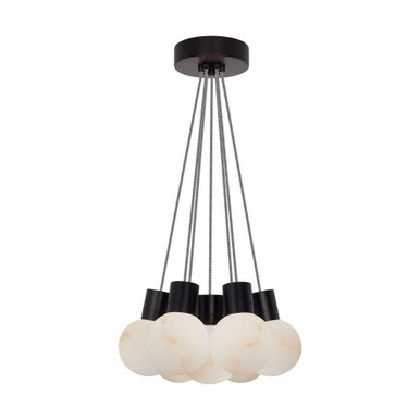 Mina 7 Light Mini Chandelier by Visual Comfort Modern SLCH54322I