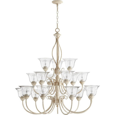 Spencer 18 Light Oversized 3 Tier Chandelier by Quorum - 6010-18170