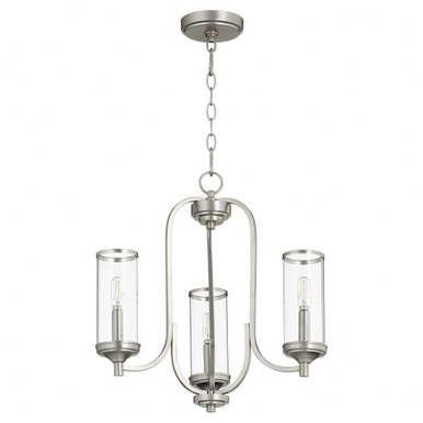 Collins 3 Light Small Chandelier by Quorum - 6044-3