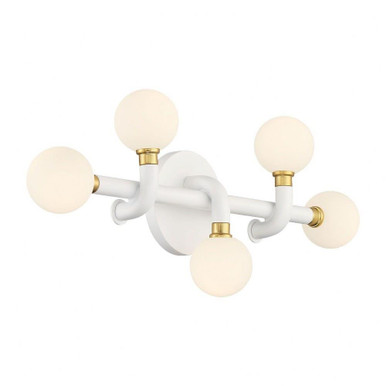 Tubular 20W 5 LED Vanity Light by George Kovacs - P5510-706-L