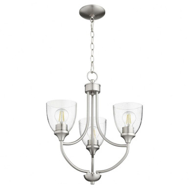 Enclave 3 Light Small Chandelier by Quorum - 6059-3