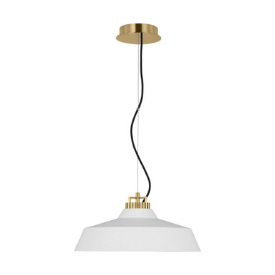 Forge 19W 1 LED Large Short Pendant 18 Inch Wide by Visual Comfort Modern - SLPD12827