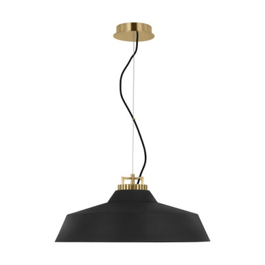 Forge 19W 1 LED Large Short Pendant 24 Inch Wide by Visual Comfort Modern - SLPD13027