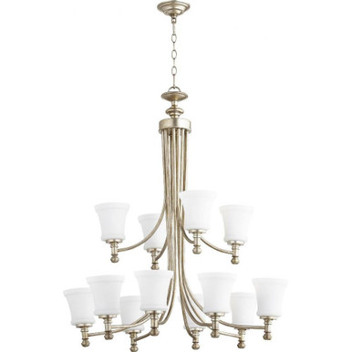 Rossington 12 Light Oversized Chandelier by Quorum - 6122-12