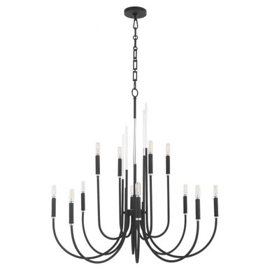 SUMMIT 12 Light Large Chandelier by Quorum - 6223-12