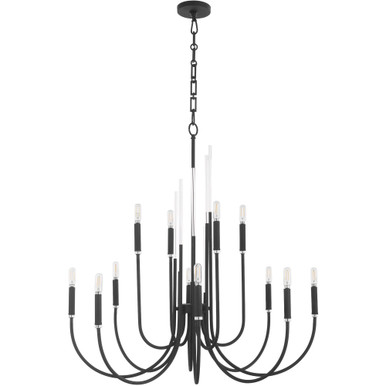 SUMMIT 12 Light Large Chandelier by Quorum - 6223-12