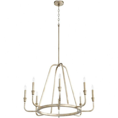 Marquee 8 Light Large Chandelier by Quorum - 6314-8