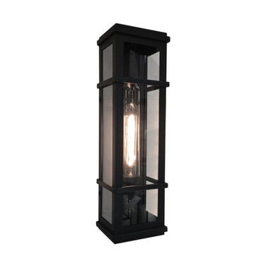 Granger Square 1 Light Outdoor Wall Mount 20 Inch Tall by Artcraft - SC13112
