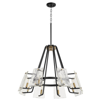Tioga 8 Light Large Chandelier by Quorum - 637-8-69