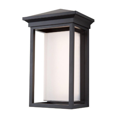 Overbrook 18W 1 LED Light Outdoor Wall Mount by Artcraft - AC9132BK