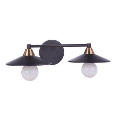 Isaac 2 Light Vanity Light by Craftmade - 12519
