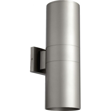Cylinder 2 Light Outdoor Wall Lantern 17.25 Inch Tall by Quorum - 721-2