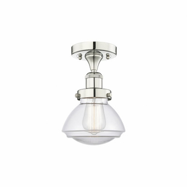 Olean 1 Light 6.5 Inch Wide Semi Flush Mount by Innovations - 616-1F-G32