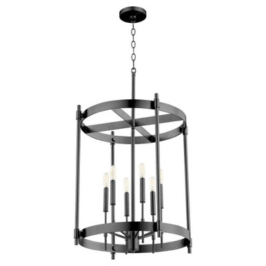 Hamilton 6 Light Medium Foyer Chandelier by Quorum - 863-6