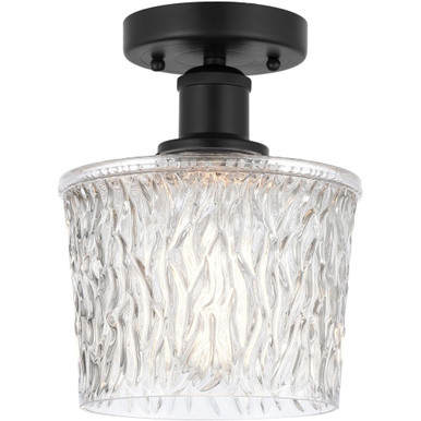 Niagara 1 Light Semi Flush Mount 10.5 Inch and 6.5 Inch Wide by Innovations - 616-1F-G402