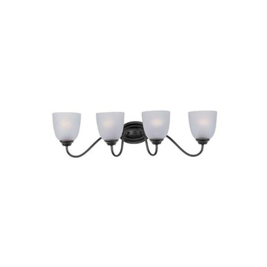 Stefan Four Light Vanity Light by Maxim - 10074FTBK