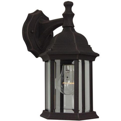 Hex 1 Light Outdoor Wall Mount 12.13 Inch Tall by Craftmade - Z294
