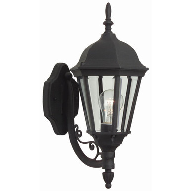 Cast Aluminum 1 Light Outdoor Wall Mount 17.75 Inch Tall by Craftmade - Z317-TB