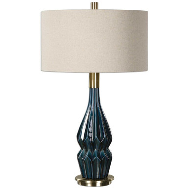 Prussian 1 Light Table Lamp 18 inches by 18 inches deep by Uttermost - 27081-1