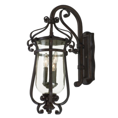 Hartford 3 Light Medium Outdoor Wall Lantern by Kalco - 9232BB