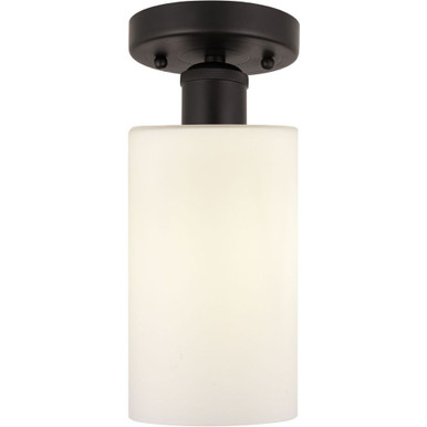 Clymer 1 Light Semi Flush Mount 10.88 and 3.88 Inch Wide by Innovations - 616-1F-G80