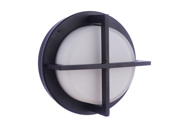 Bulkhead 2 Light Round Outdoor Wall Mount by Craftmade - ZA5912