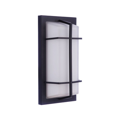 Bulkhead 2 Light Rectangular Outdoor Wall Mount by Craftmade - ZA6112