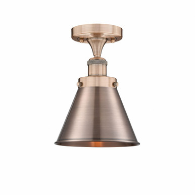 Appalachian 1 Light Semi Flush Mount 11.13 X 8 Inch Wide by Innovations - 616-1F-M13