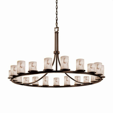 Lumenaria Dakota 21 Light Chandelier by Justice Design FAL-8716-10