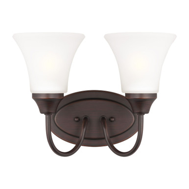 Holman 2 Light Vanity Light by Generation - 44806