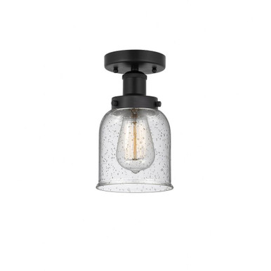 Bell 1 Light Industrial 6.5 Inch Wide Semi Flush Mount by Innovations - 616-1F-G54
