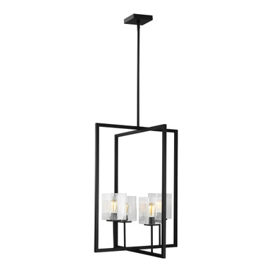 Mitte 4 Light Large Foyer Pendant by Generation - 5341504