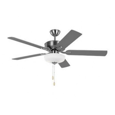 Linden 5 Blade Ceiling Fan with Light Kit 52 Inch Wide by Generation - 5LD5217
