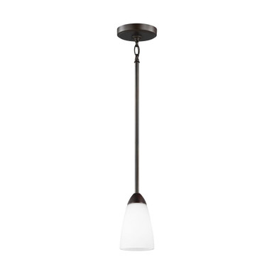 Seville One Light Mini Pendant 4 Inch by 7 Inch by Generation - 6120201