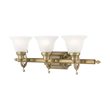 French Regency 3 Light Vanity Light by Livex - 1283