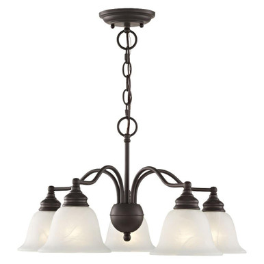 Essex 5 Light Medium Chandelier by Livex - 1346