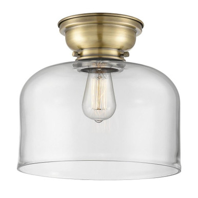 Bell 1 Light 12 Inch Wide Flush Mount by Innovations - 623-1F-G7L-L
