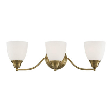 Somerville 3 Light Traditional Vanity Light 23 Inch Wide by Livex - 13673
