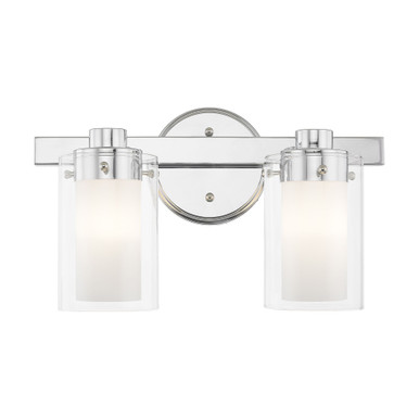 Manhattan 2 Light Vanity Light by Livex - 1542