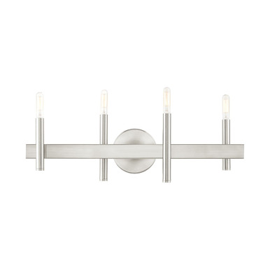 Denmark 4 Light Candle Style Vanity Light by Livex - 15584